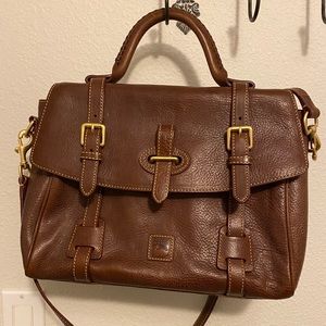Dooney & Bourke Florentine Flap Bag Satchel